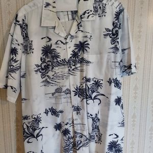 Men's button down Hawaii Pearl Harbor shirt